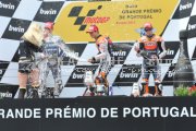 Podium after the race - MotoGP - Rd03- Portuguese Grand Prix 2011